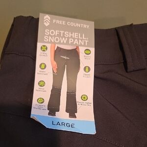 Free Country Black Softshell Pants